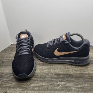 Nike Air Max Running Sneakers Black Bronze 849560-008 Women's Sz 8.5